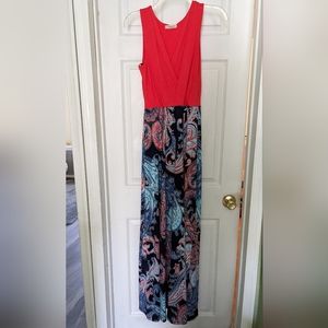Gilli maxi v neck dress